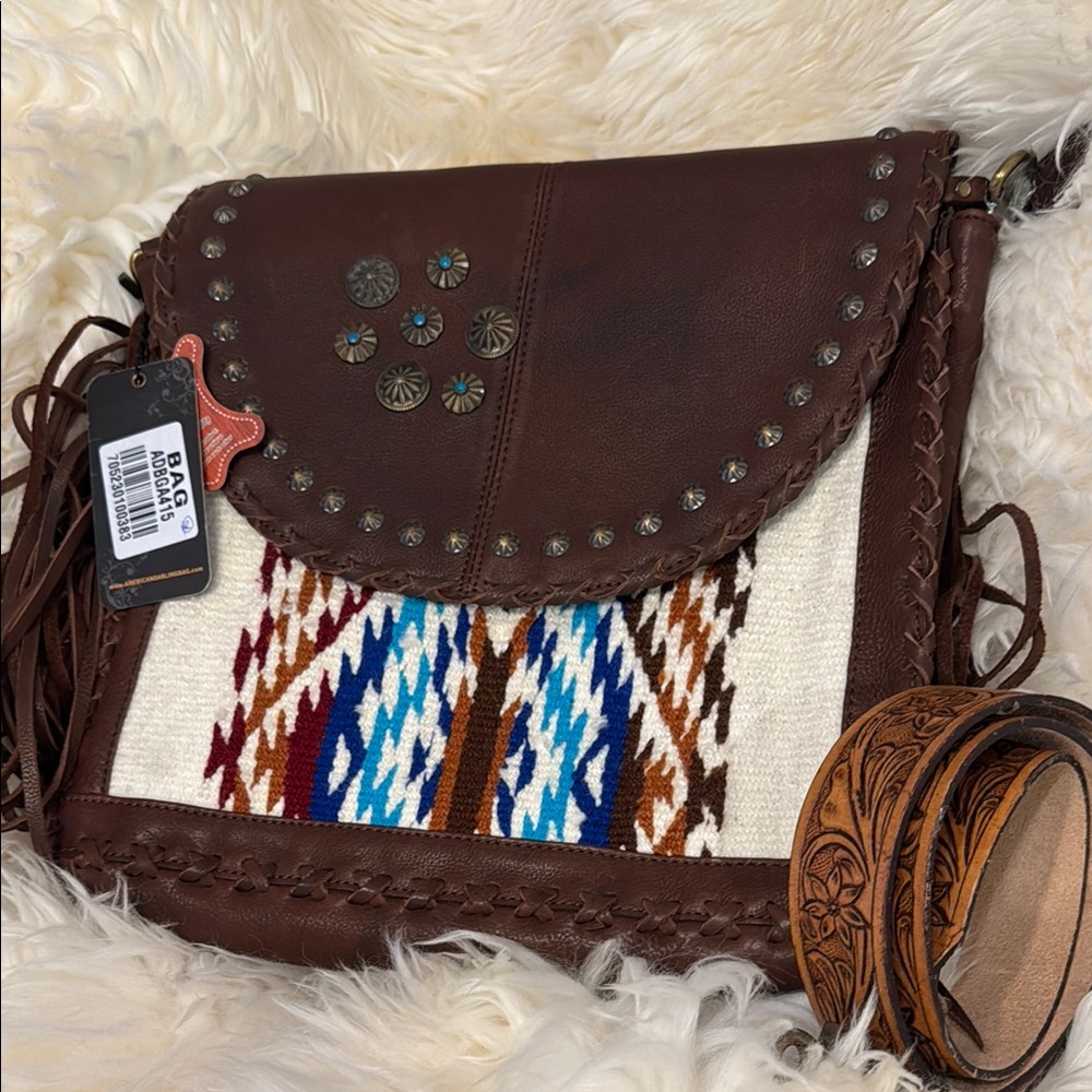 Aztec Saddle Blanket crossbody Conceal carry